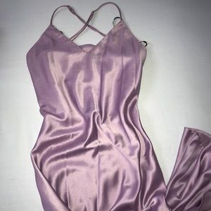 Dusty Lavender Slip Dress